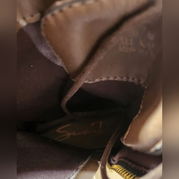 Seven7 Mr. Zipper Faux Leather Bronze Combat Moto Boots - Picture 7 of 10